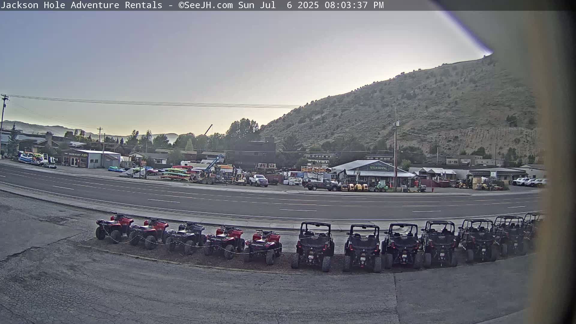 Jackson Hole, Jackson South City Entrance U.S. Highway 191 Live Cam - Jackson, Teton, Wyoming, USA