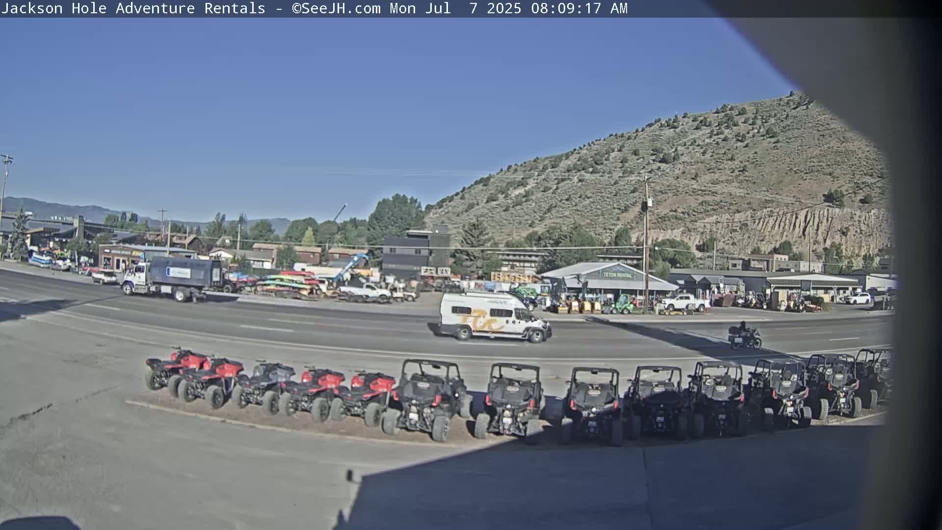 Jackson Hole, Jackson South City Entrance U.S. Highway 191 Live Cam - Jackson, Teton, Wyoming, USA