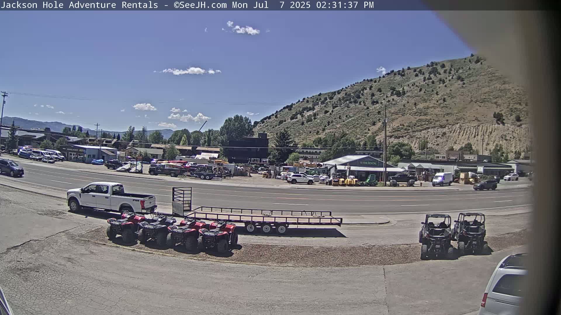 Jackson Hole, Jackson South City Entrance U.S. Highway 191 Live Cam - Jackson, Teton, Wyoming, USA