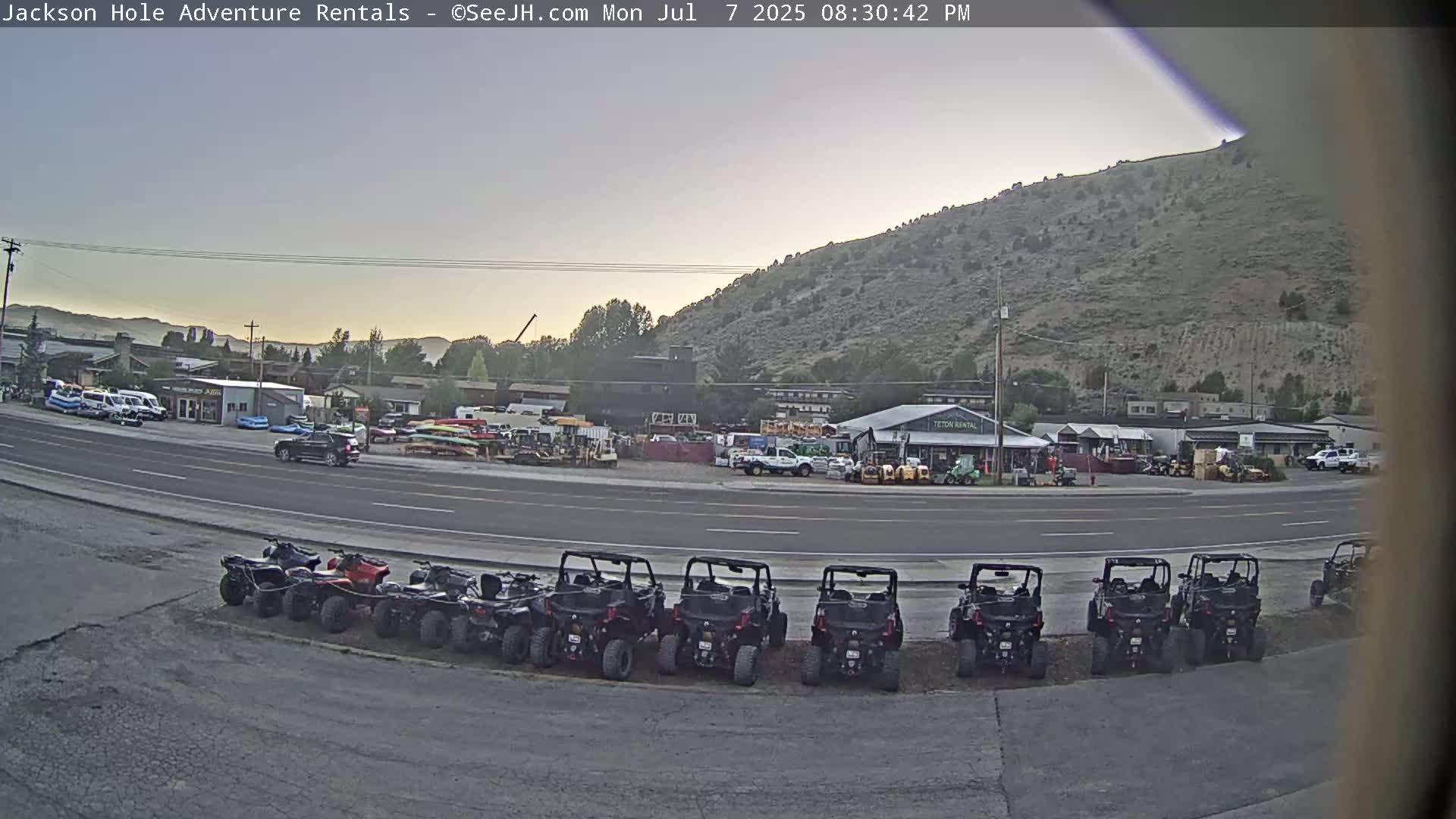 Jackson Hole, Jackson South City Entrance U.S. Highway 191 Live Cam - Jackson, Teton, Wyoming, USA