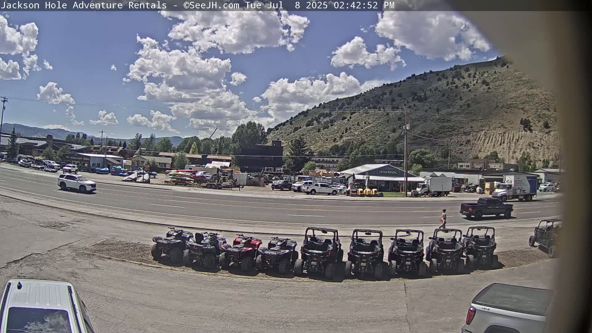 Jackson Hole, Jackson South City Entrance U.S. Highway 191 Live Cam - Jackson, Teton, Wyoming, USA