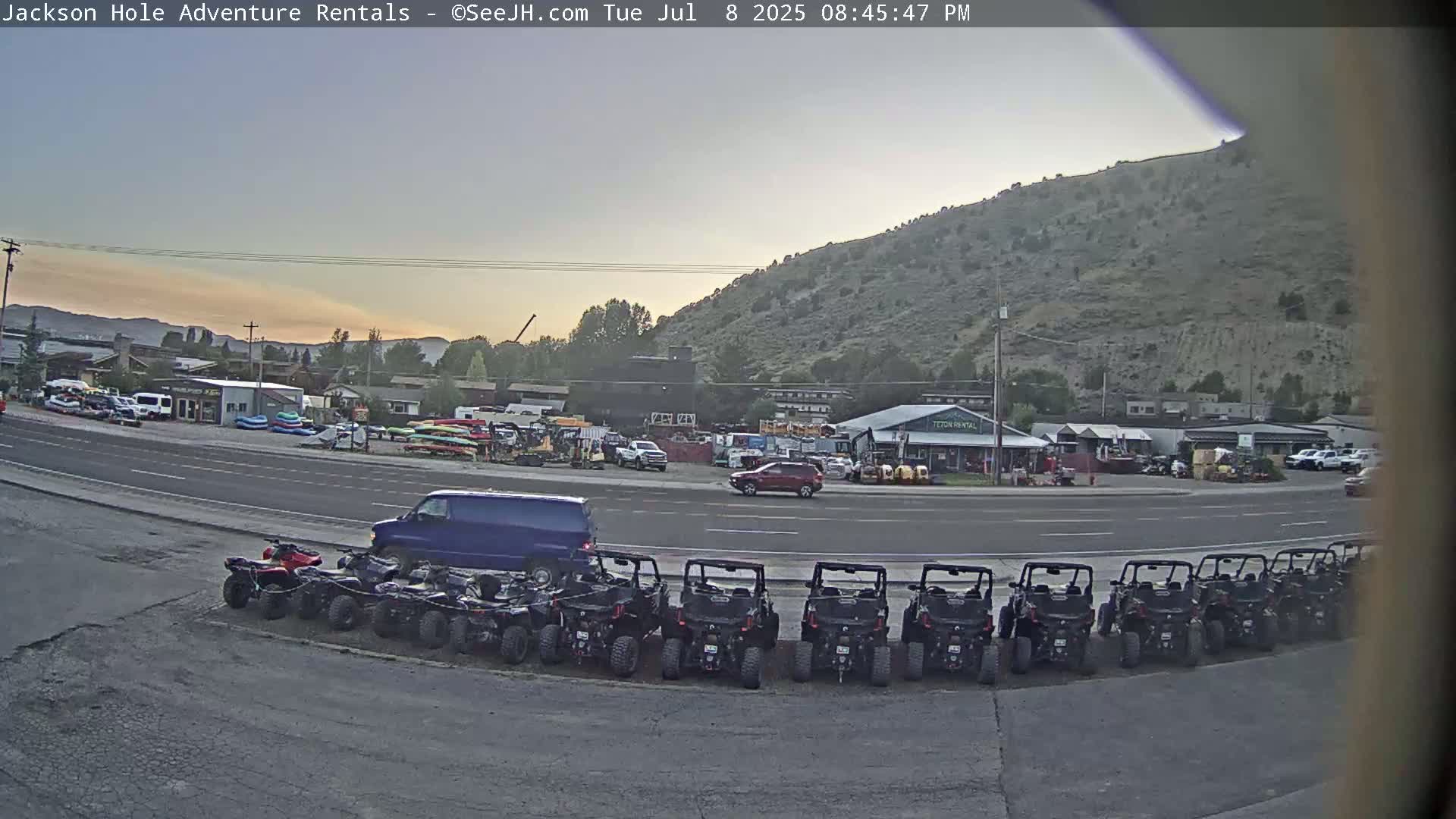 Jackson Hole, Jackson South City Entrance U.S. Highway 191 Live Cam - Jackson, Teton, Wyoming, USA