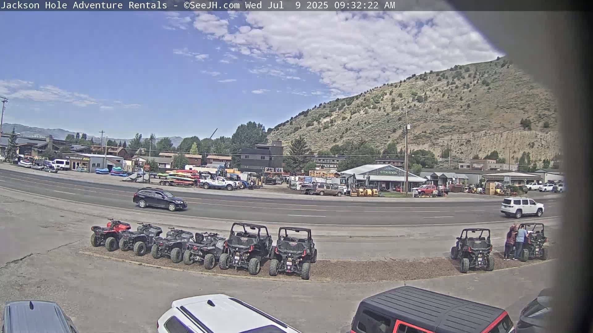 Jackson Hole, Jackson South City Entrance U.S. Highway 191 Live Cam - Jackson, Teton, Wyoming, USA