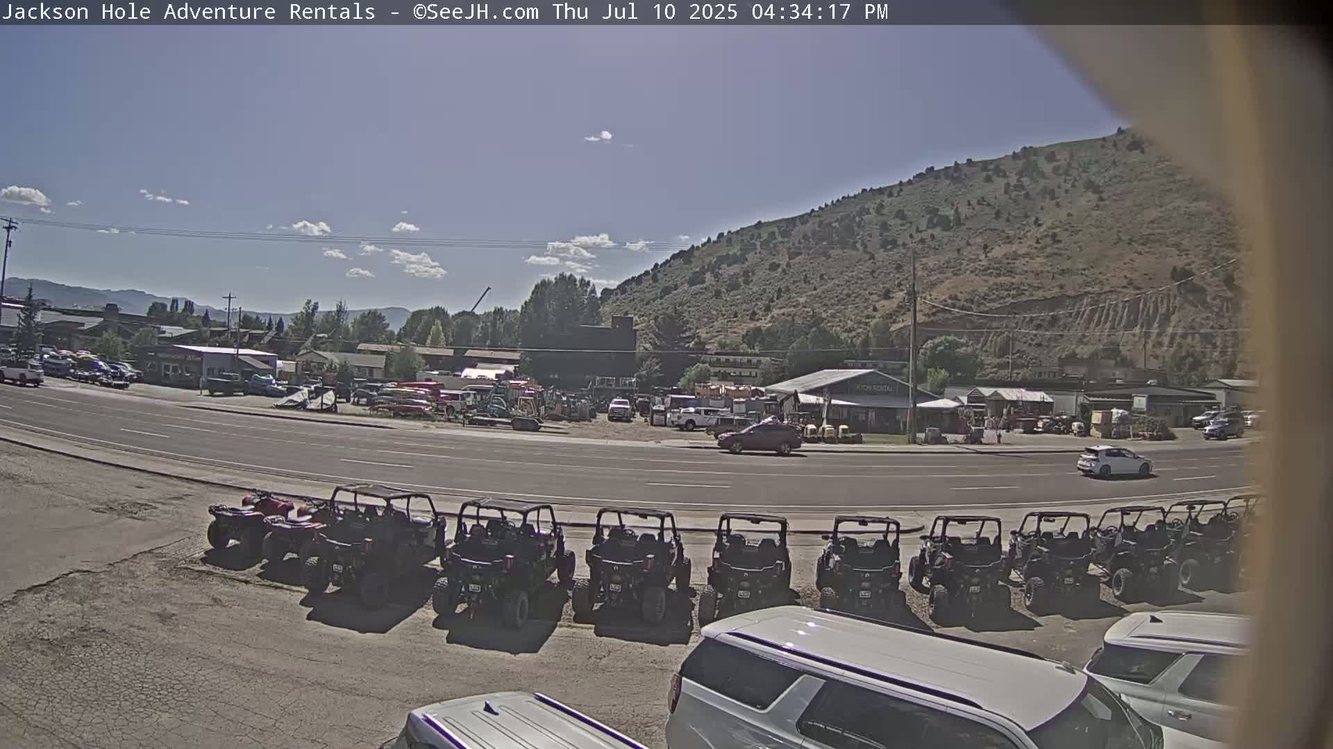 Jackson Hole, Jackson South City Entrance U.S. Highway 191 Live Cam - Jackson, Teton, Wyoming, USA