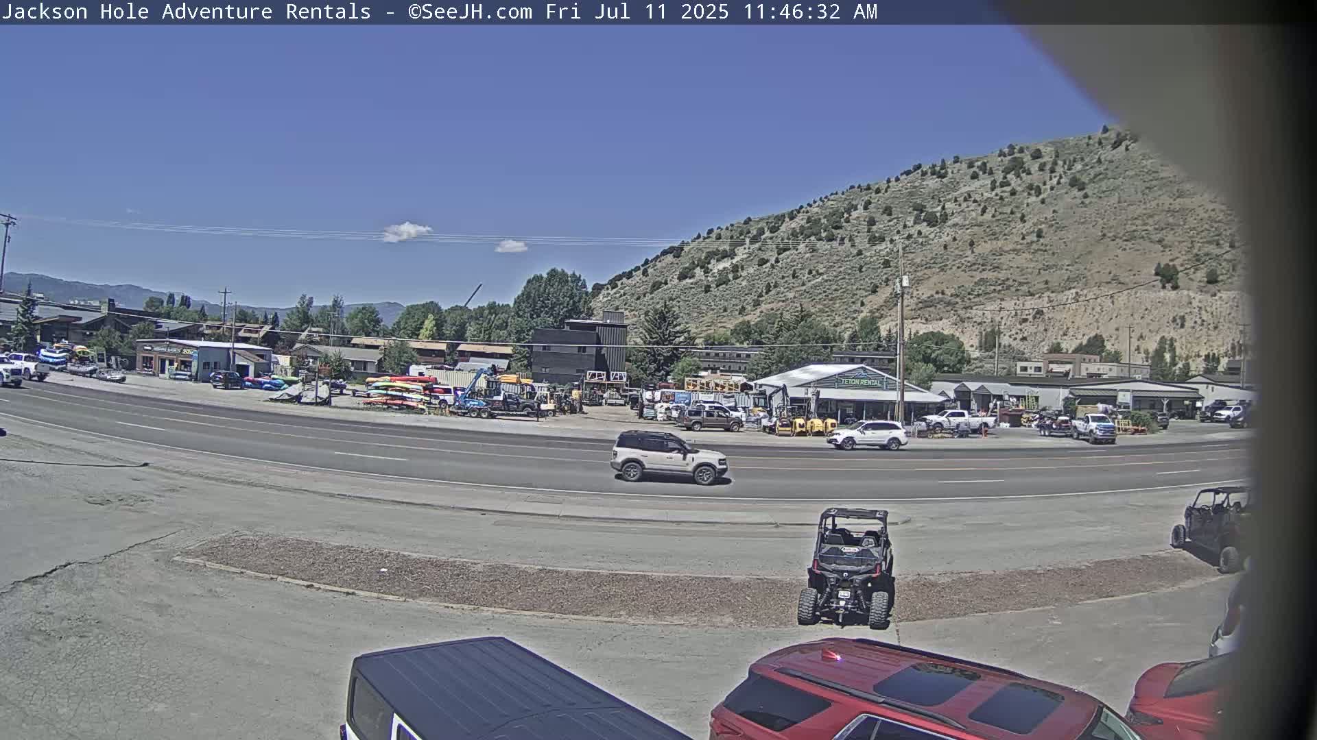 Jackson Hole, Jackson South City Entrance U.S. Highway 191 Live Cam - Jackson, Teton, Wyoming, USA