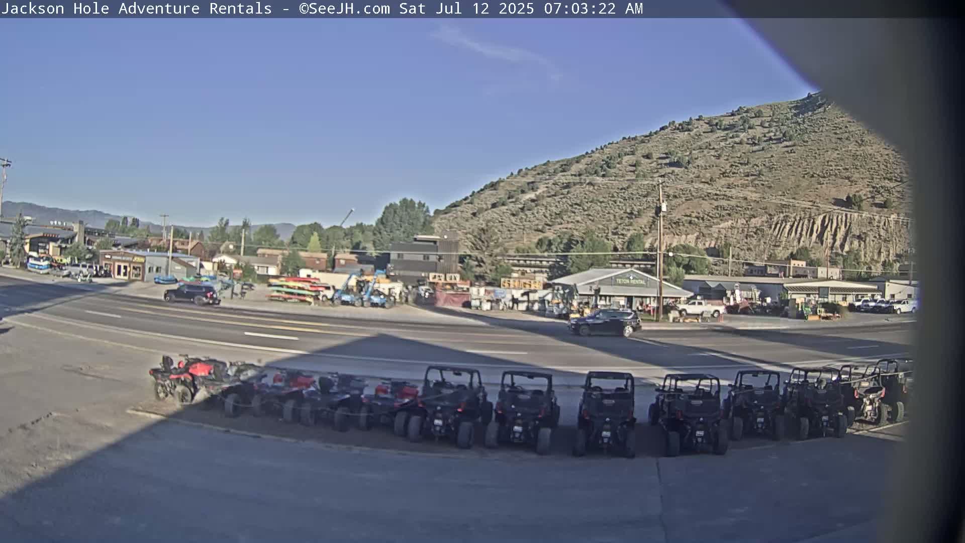 Jackson Hole, Jackson South City Entrance U.S. Highway 191 Live Cam - Jackson, Teton, Wyoming, USA