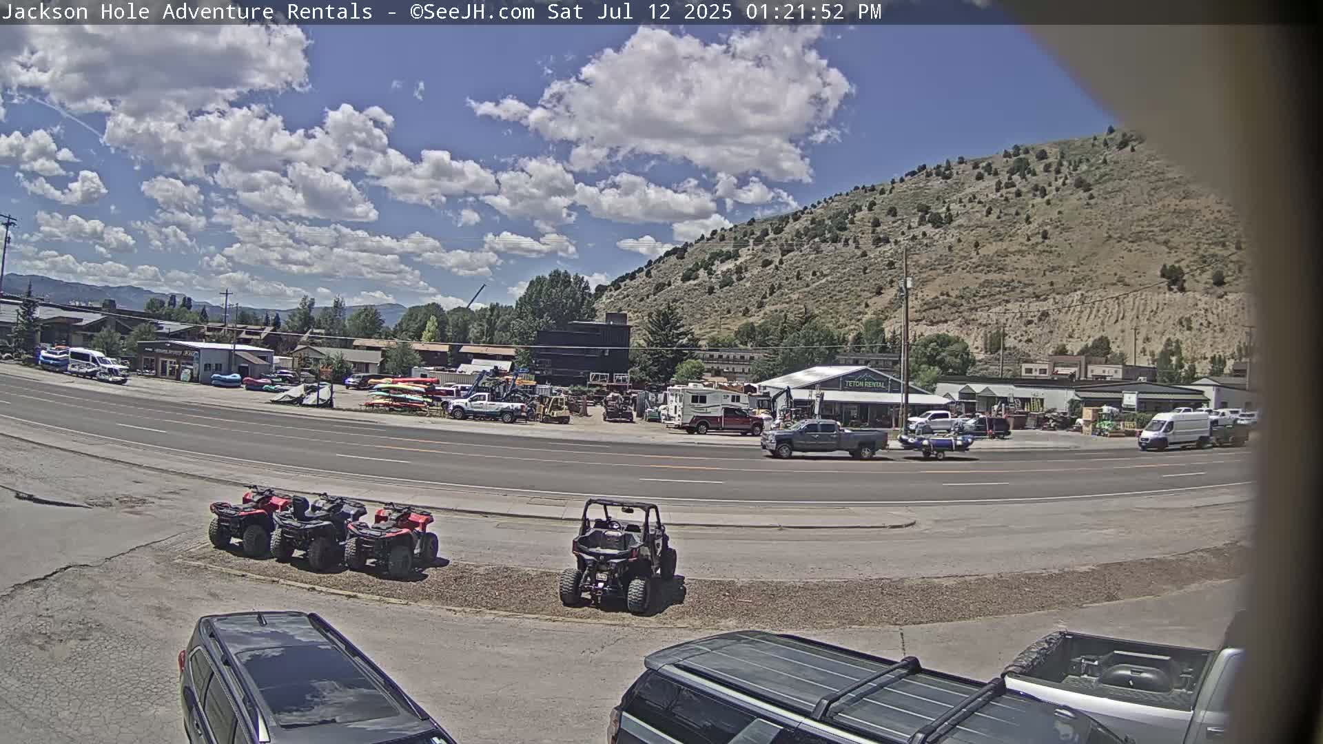 Jackson Hole, Jackson South City Entrance U.S. Highway 191 Live Cam - Jackson, Teton, Wyoming, USA