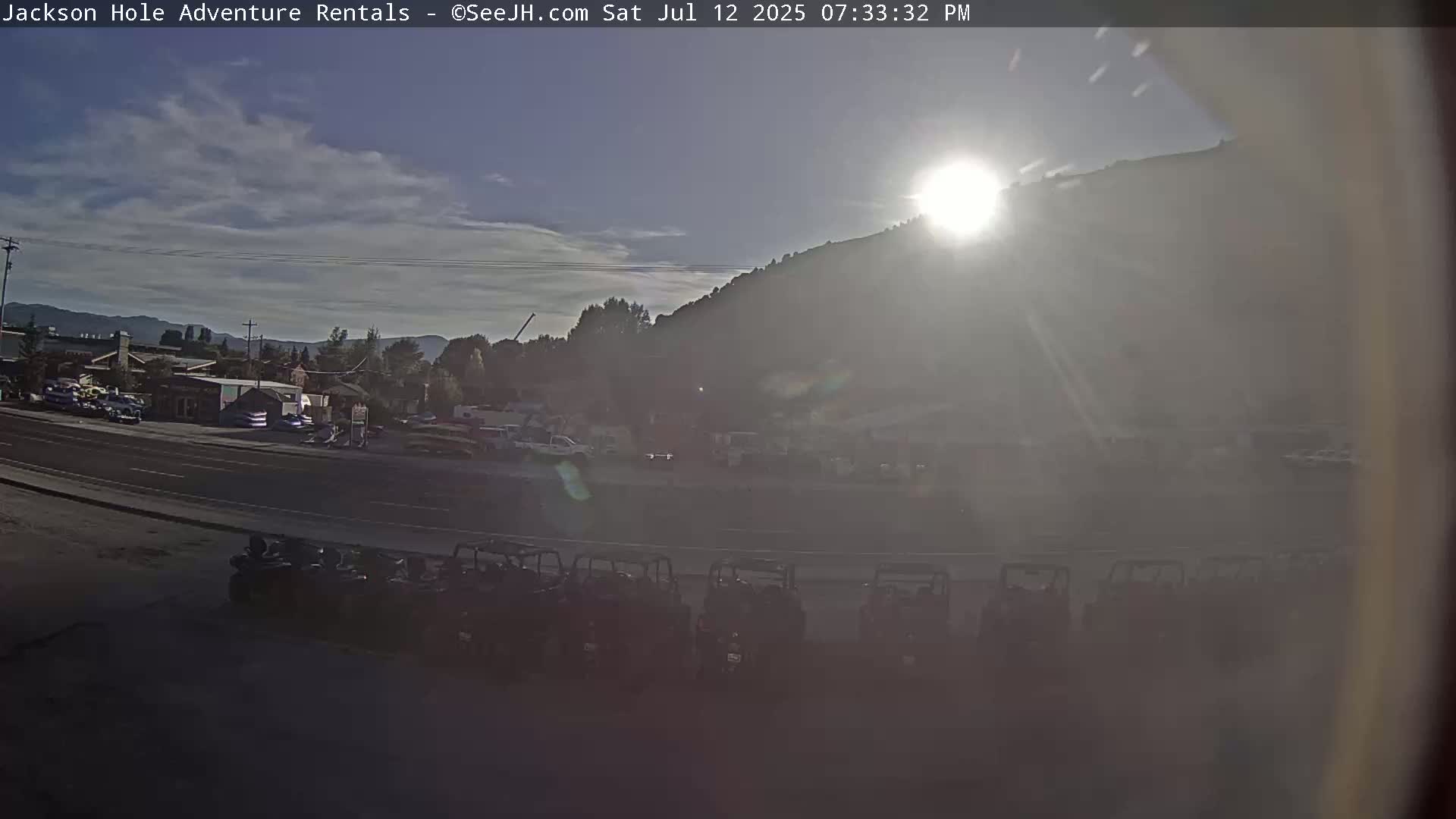 Jackson Hole, Jackson South City Entrance U.S. Highway 191 Live Cam - Jackson, Teton, Wyoming, USA