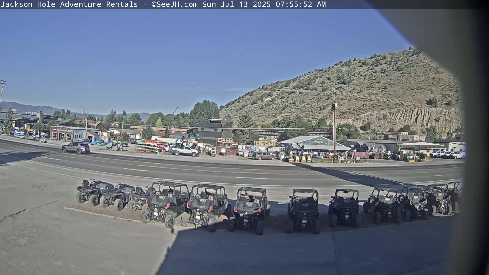 Jackson Hole, Jackson South City Entrance U.S. Highway 191 Live Cam - Jackson, Teton, Wyoming, USA