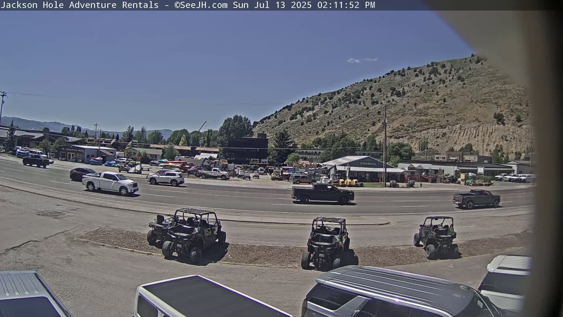 Jackson Hole, Jackson South City Entrance U.S. Highway 191 Live Cam - Jackson, Teton, Wyoming, USA