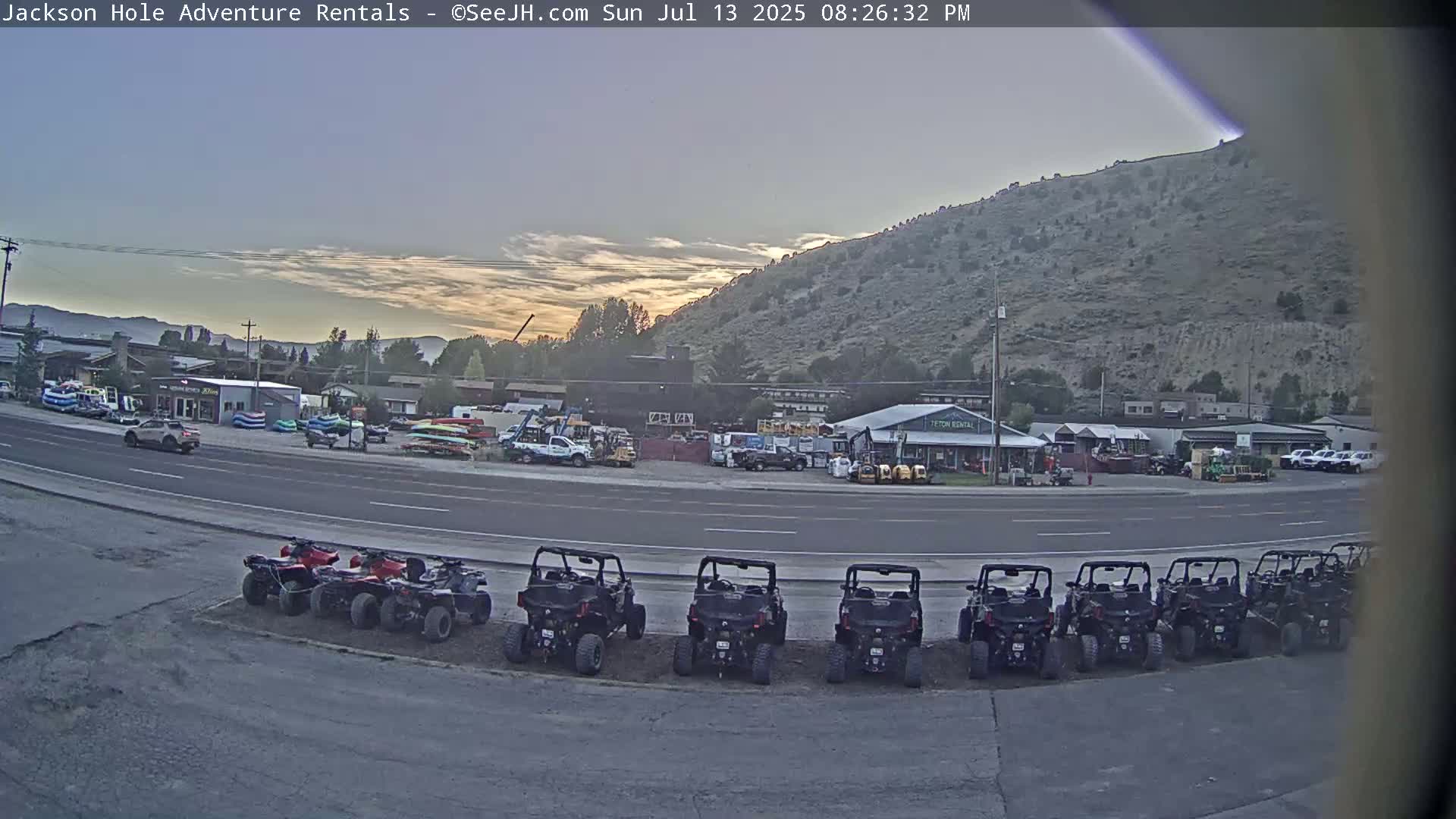 Jackson Hole, Jackson South City Entrance U.S. Highway 191 Live Cam - Jackson, Teton, Wyoming, USA