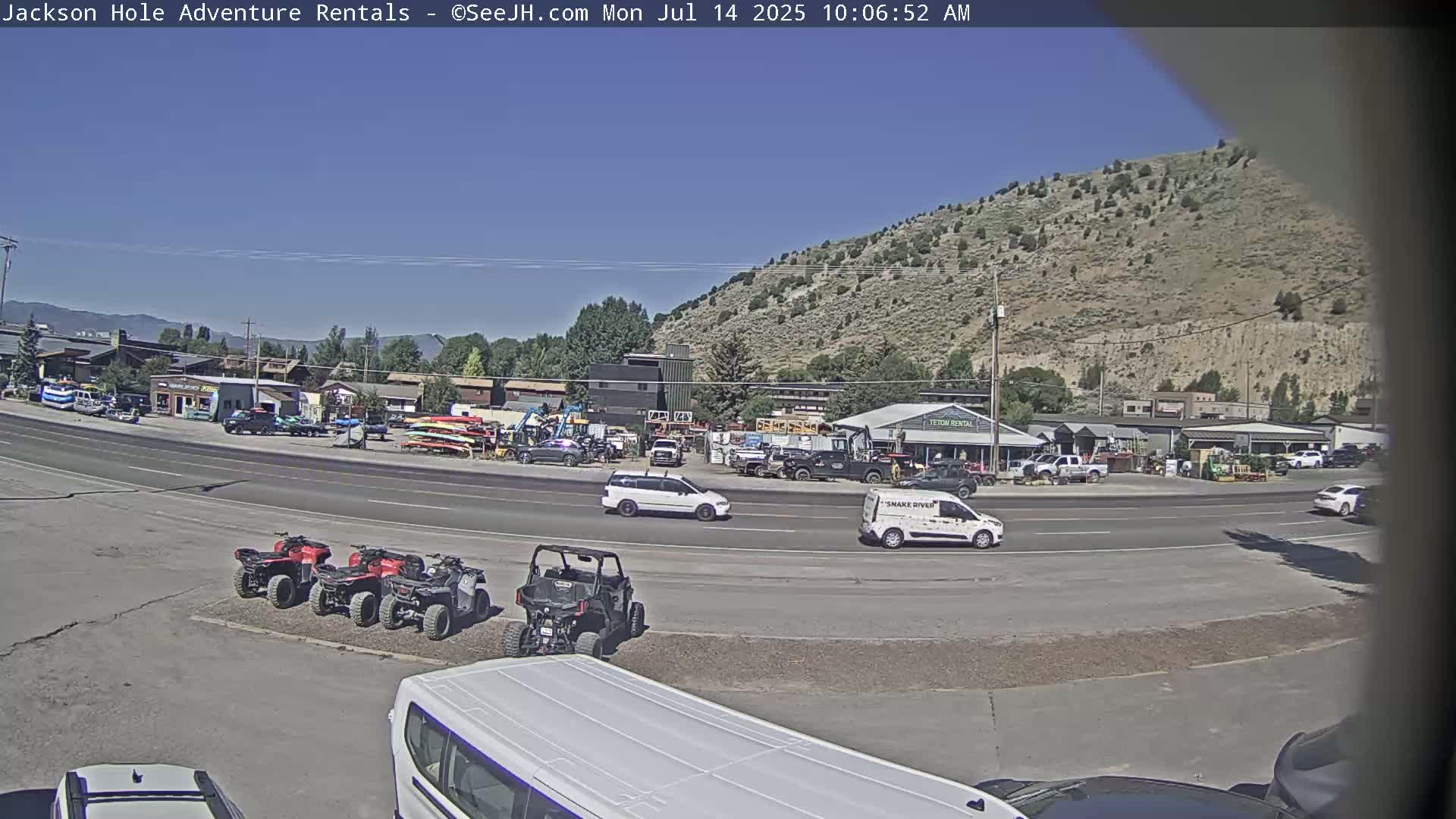 Jackson Hole, Jackson South City Entrance U.S. Highway 191 Live Cam - Jackson, Teton, Wyoming, USA