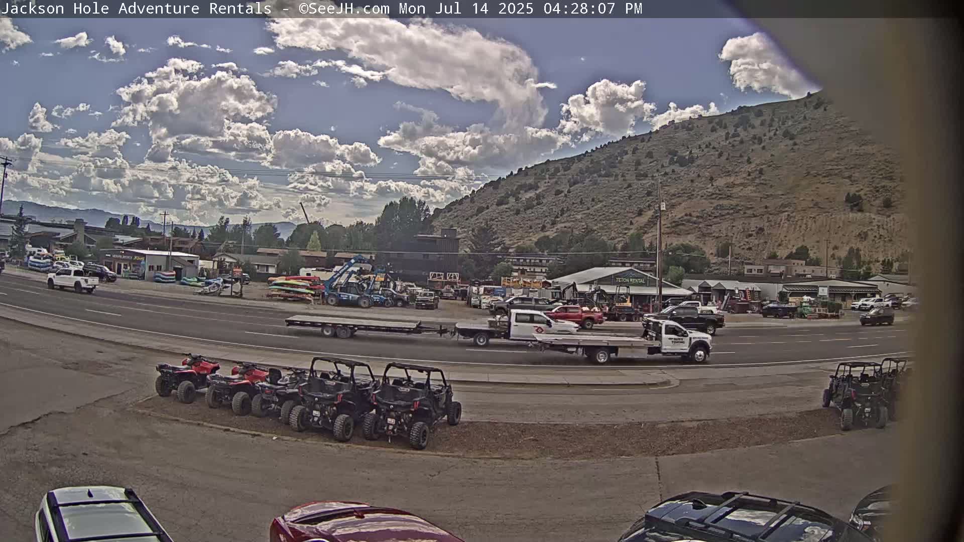 Jackson Hole, Jackson South City Entrance U.S. Highway 191 Live Cam - Jackson, Teton, Wyoming, USA