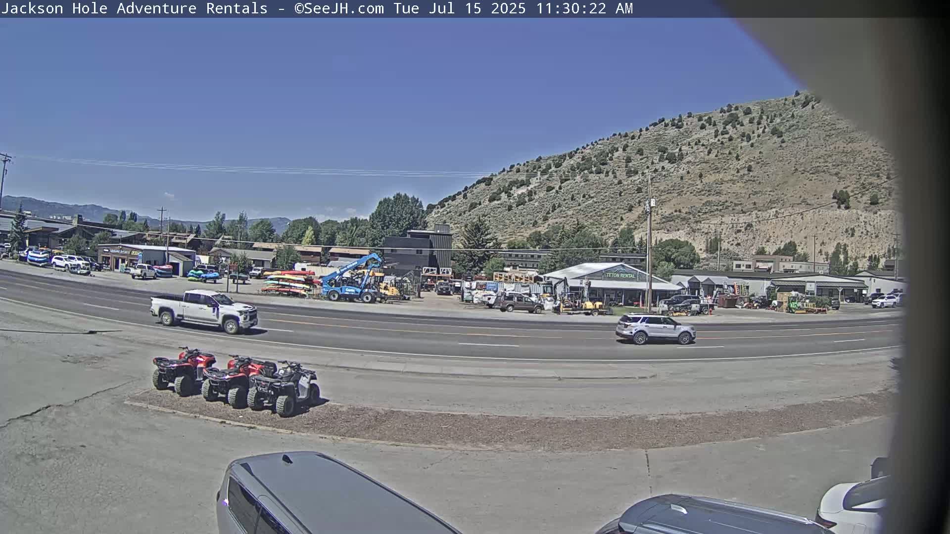 Jackson Hole, Jackson South City Entrance U.S. Highway 191 Live Cam - Jackson, Teton, Wyoming, USA
