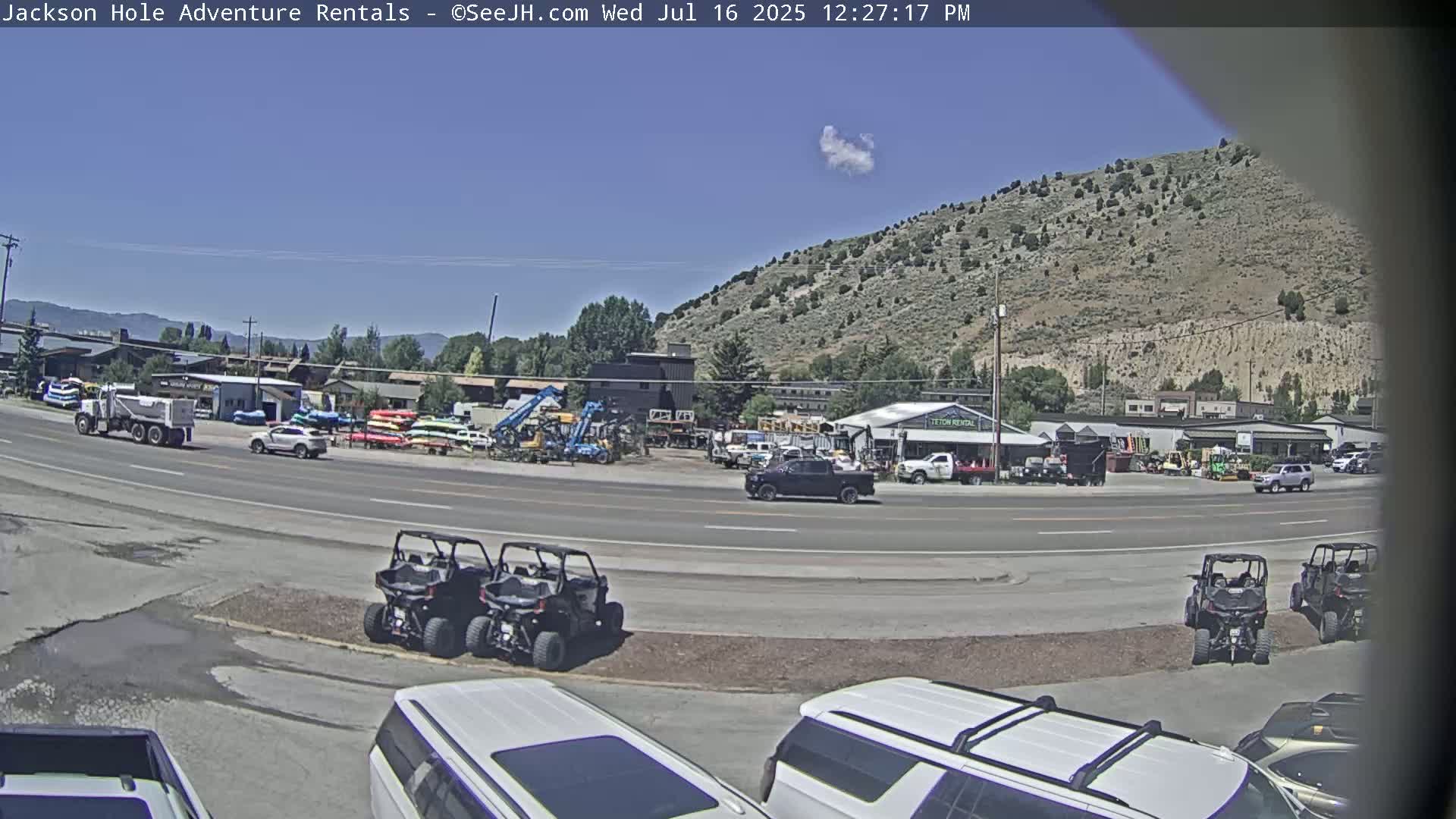 Jackson Hole, Jackson South City Entrance U.S. Highway 191 Live Cam - Jackson, Teton, Wyoming, USA