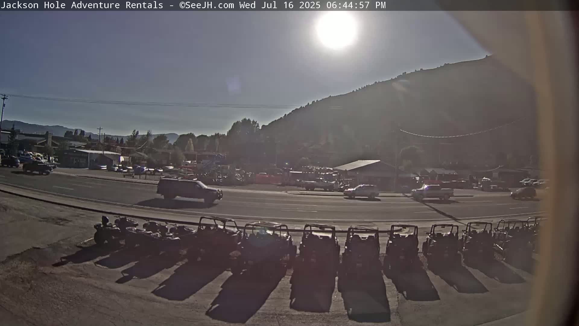 Jackson Hole, Jackson South City Entrance U.S. Highway 191 Live Cam - Jackson, Teton, Wyoming, USA