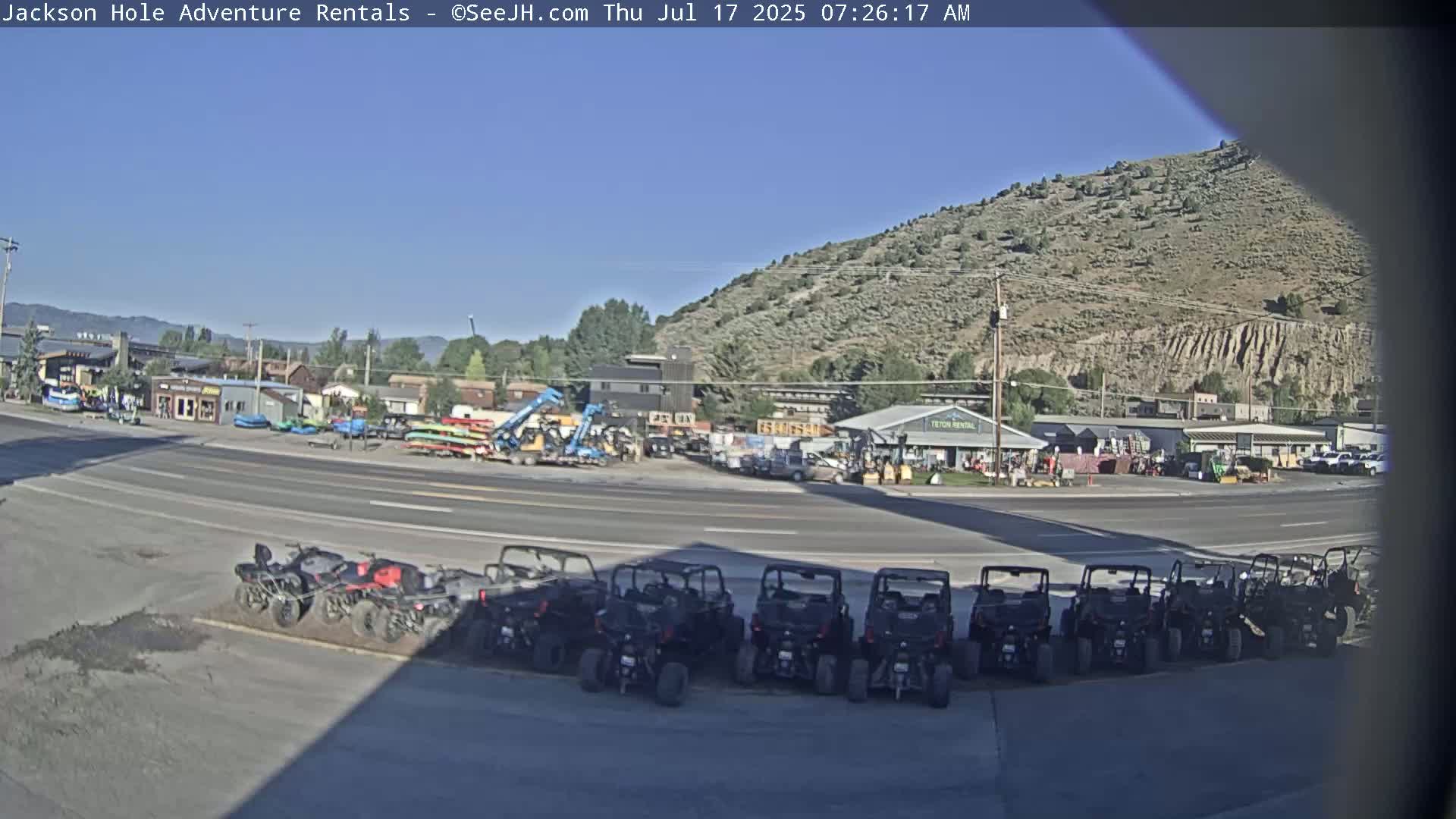 Jackson Hole, Jackson South City Entrance U.S. Highway 191 Live Cam - Jackson, Teton, Wyoming, USA