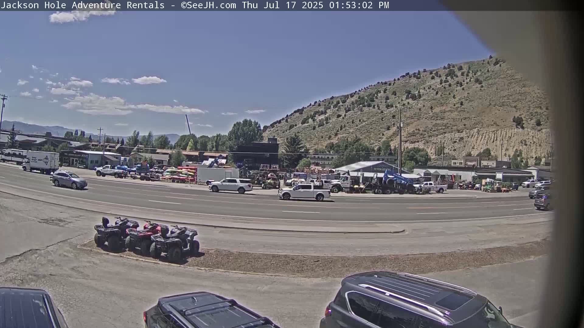 Jackson Hole, Jackson South City Entrance U.S. Highway 191 Live Cam - Jackson, Teton, Wyoming, USA