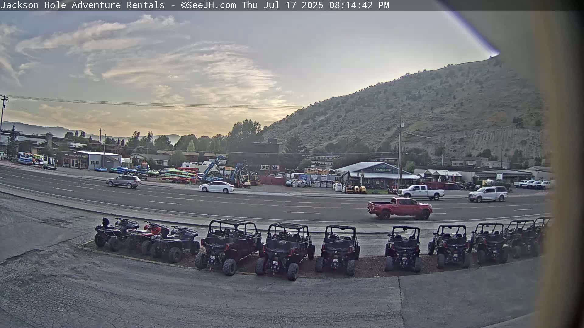 Jackson Hole, Jackson South City Entrance U.S. Highway 191 Live Cam - Jackson, Teton, Wyoming, USA