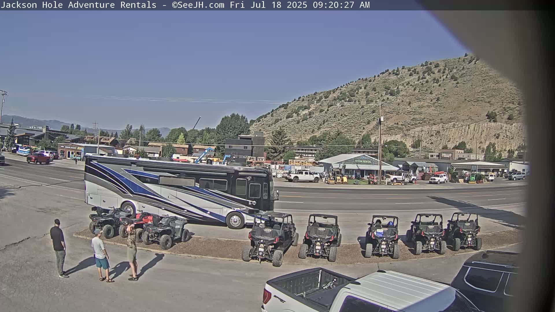 Jackson Hole, Jackson South City Entrance U.S. Highway 191 Live Cam - Jackson, Teton, Wyoming, USA