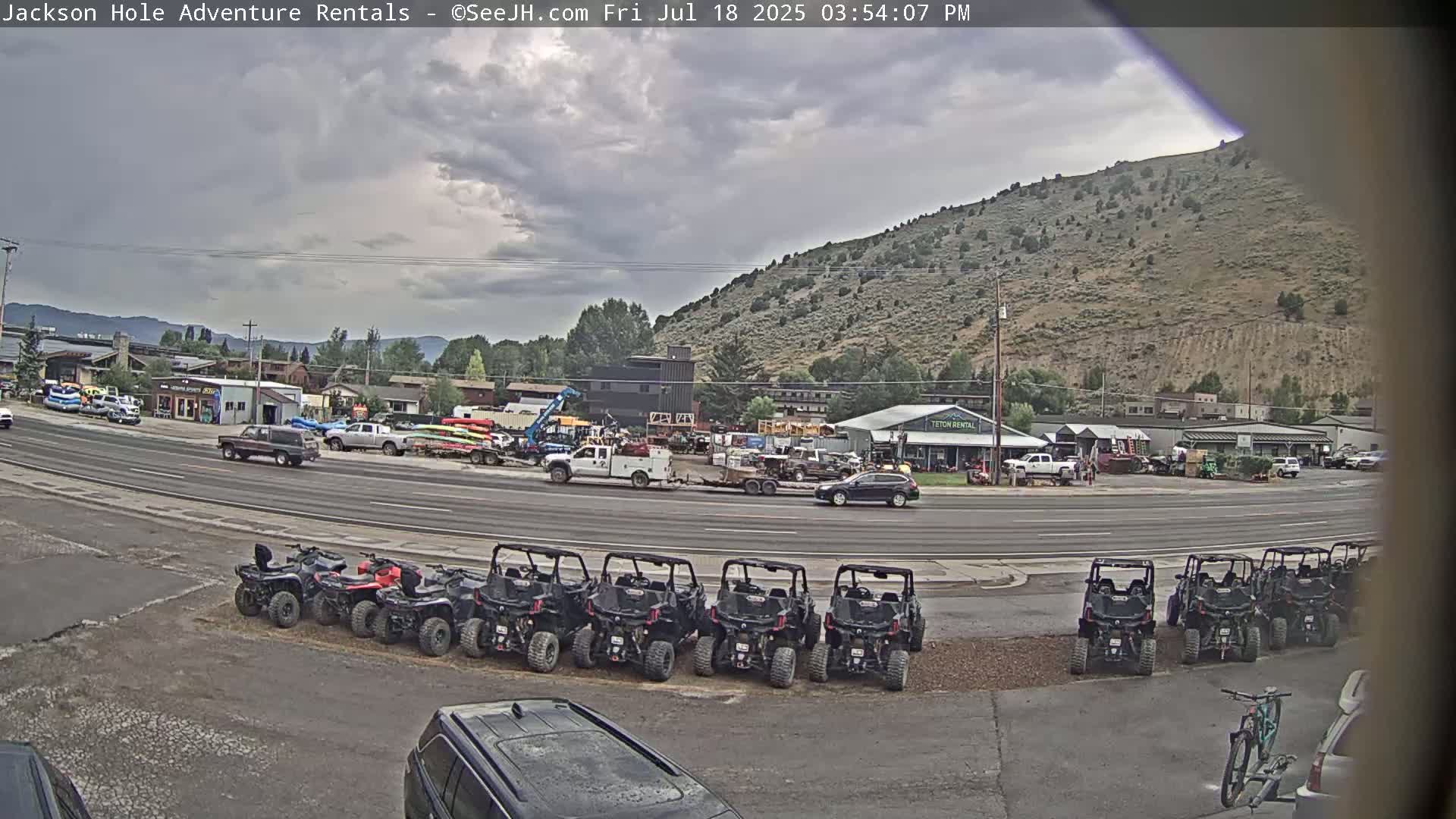 Jackson Hole, Jackson South City Entrance U.S. Highway 191 Live Cam - Jackson, Teton, Wyoming, USA