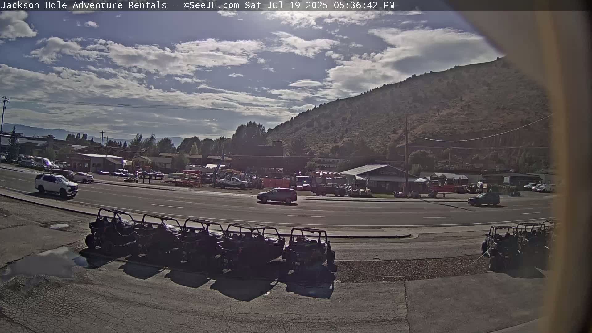 Jackson Hole, Jackson South City Entrance U.S. Highway 191 Live Cam - Jackson, Teton, Wyoming, USA