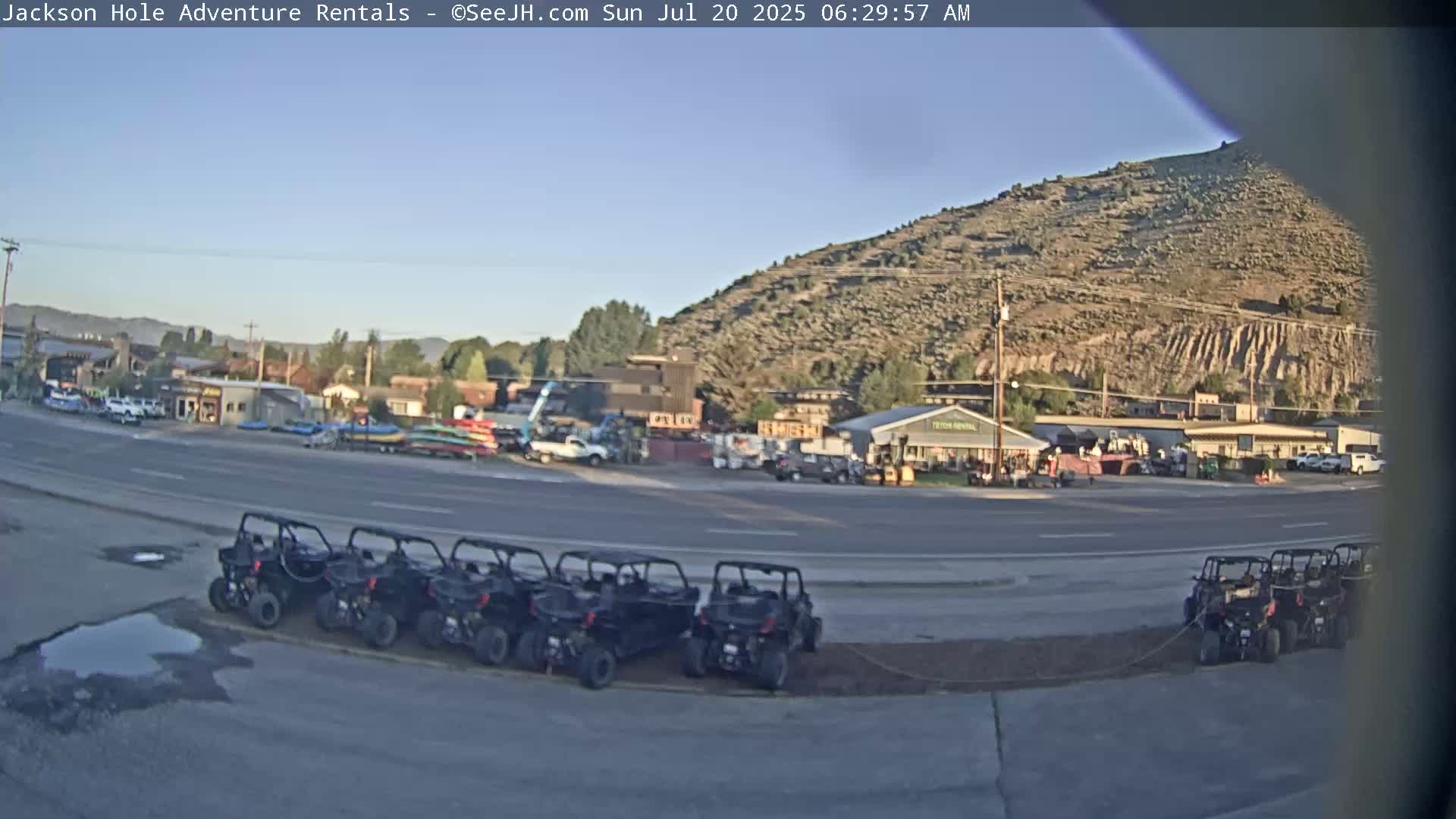 Jackson Hole, Jackson South City Entrance U.S. Highway 191 Live Cam - Jackson, Teton, Wyoming, USA