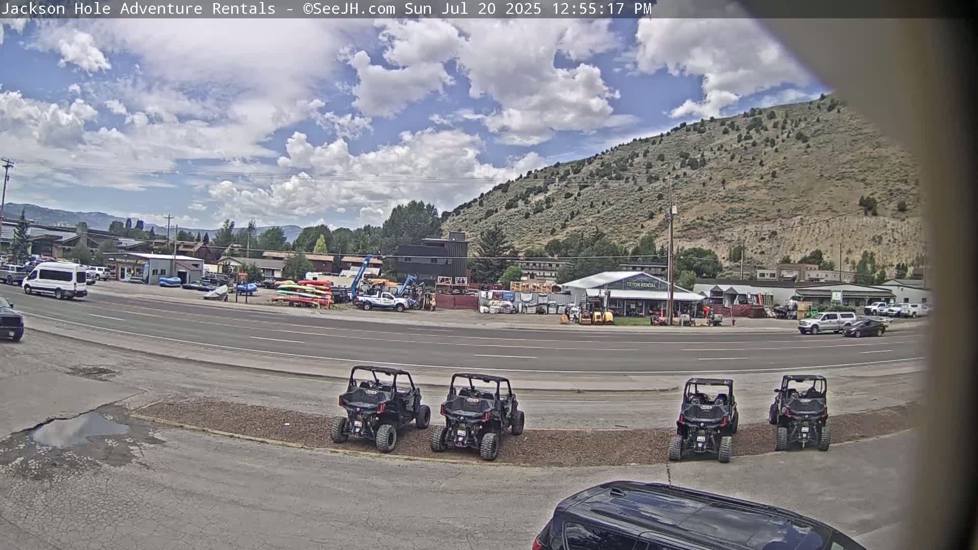 Jackson Hole, Jackson South City Entrance U.S. Highway 191 Live Cam - Jackson, Teton, Wyoming, USA