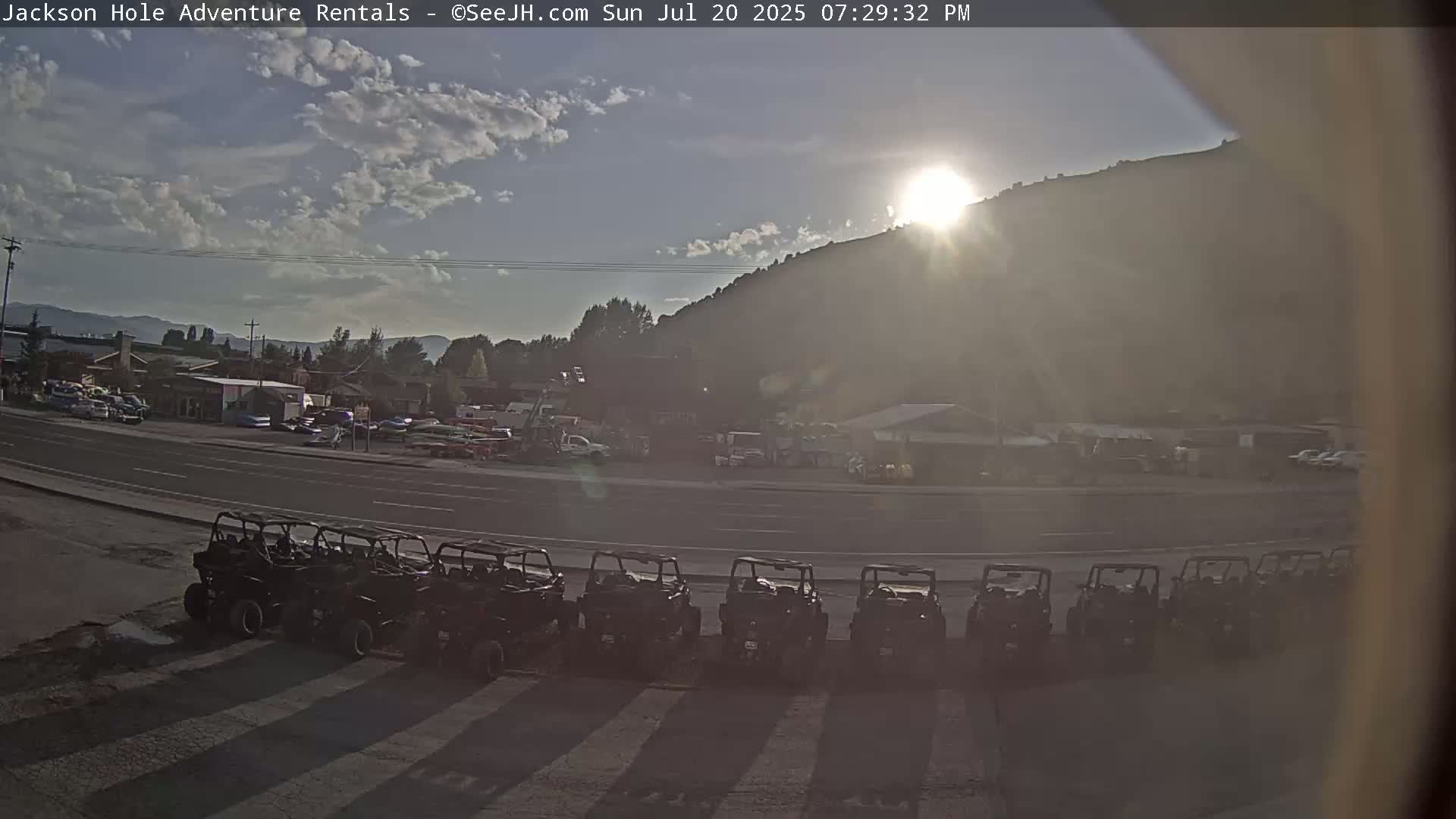 Jackson Hole, Jackson South City Entrance U.S. Highway 191 Live Cam - Jackson, Teton, Wyoming, USA