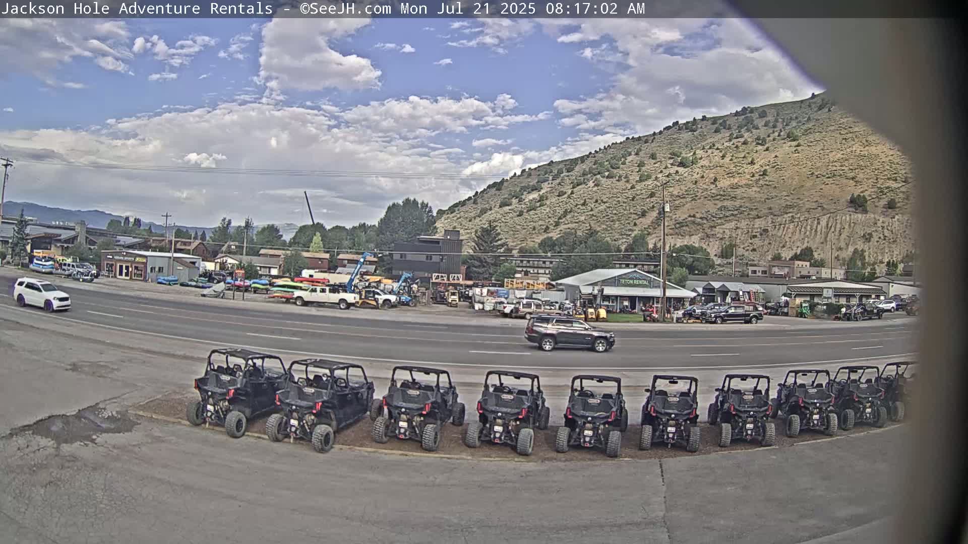 Jackson Hole, Jackson South City Entrance U.S. Highway 191 Live Cam - Jackson, Teton, Wyoming, USA