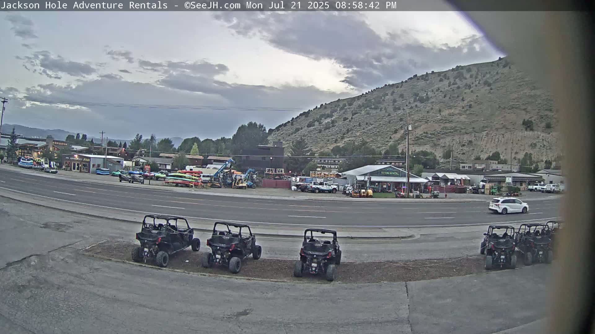Jackson Hole, Jackson South City Entrance U.S. Highway 191 Live Cam - Jackson, Teton, Wyoming, USA