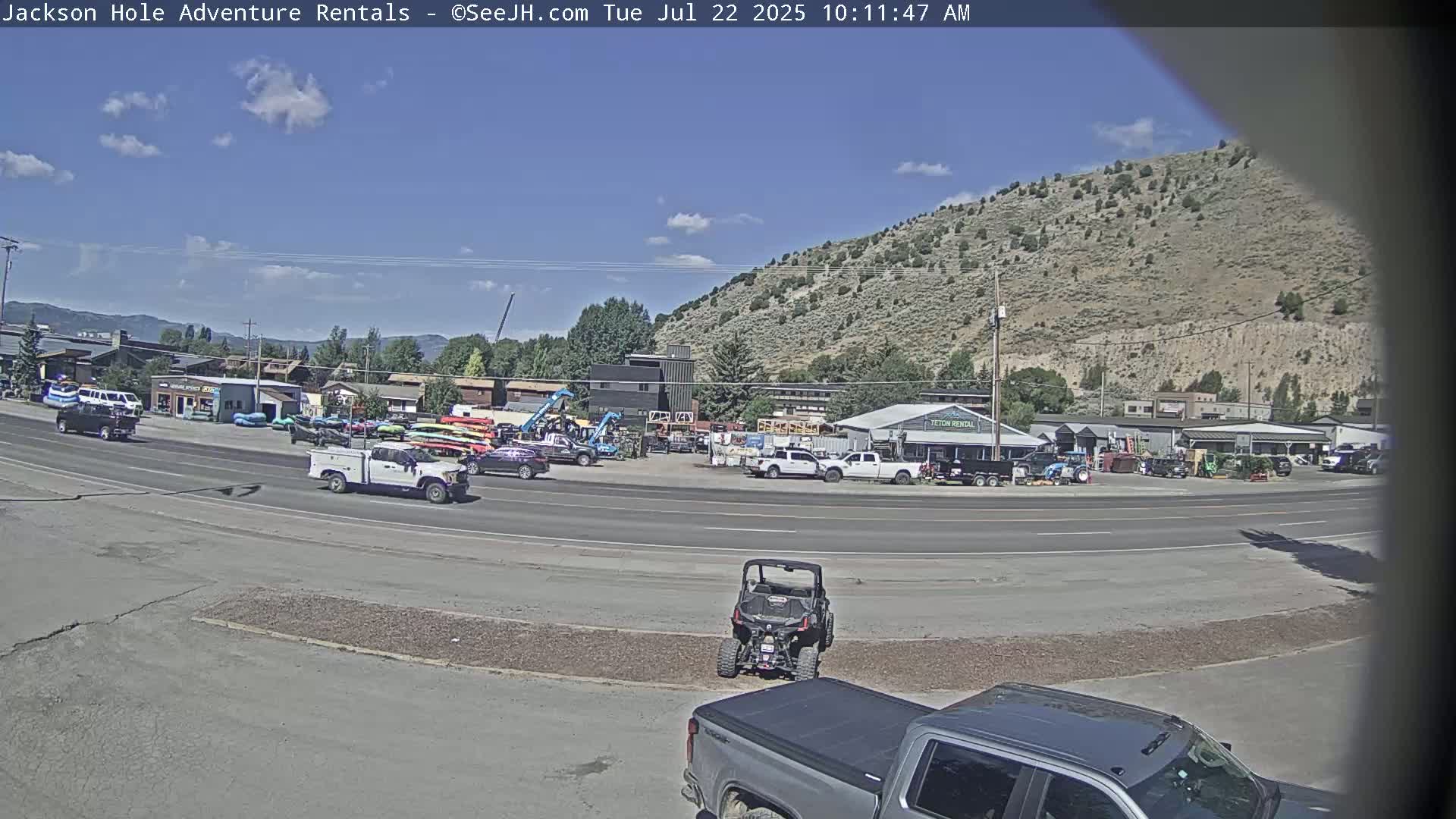 Jackson Hole, Jackson South City Entrance U.S. Highway 191 Live Cam - Jackson, Teton, Wyoming, USA