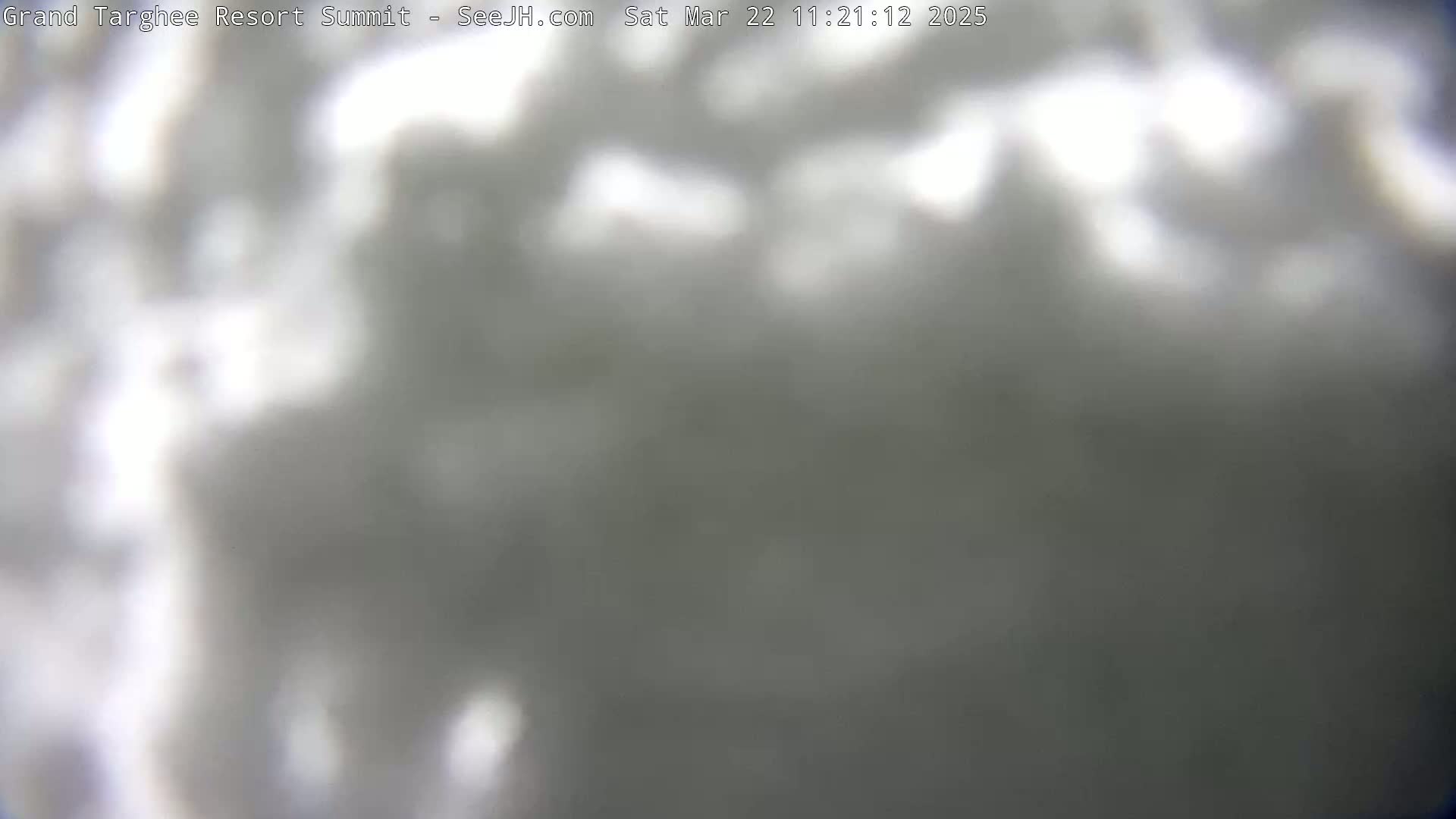 A blurry, out-of-focus image shows indistinct shapes and bright spots, suggesting an overcast or hazy outdoor scene.