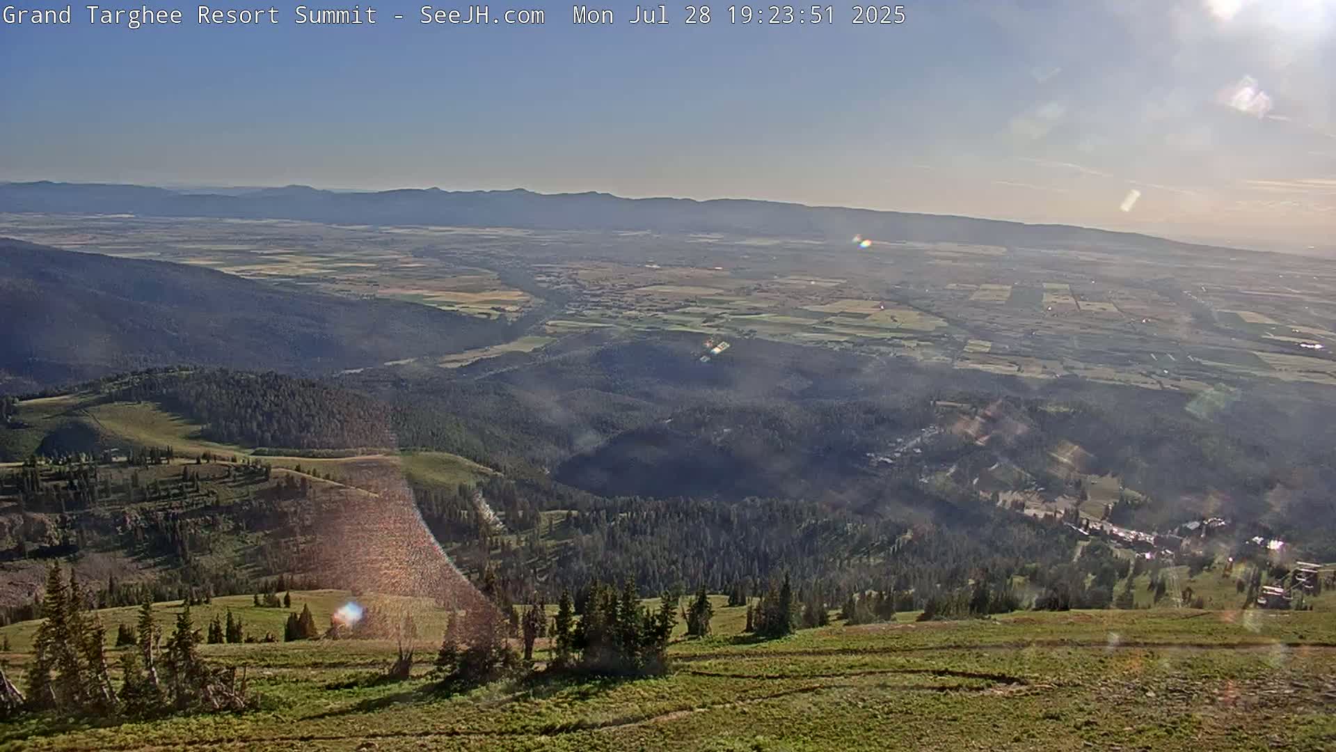 Freds Mountain Summit Ski Slopes Grand Targhee Live Cam - Alta, Teton, Wyoming, USA