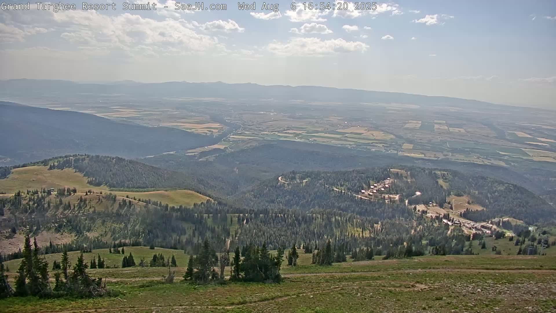 Freds Mountain Summit Ski Slopes Grand Targhee Live Cam - Alta, Teton, Wyoming, USA