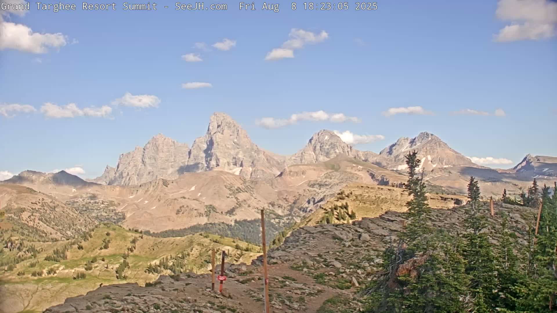 Freds Mountain Summit Ski Slopes Grand Targhee Live Cam - Alta, Teton, Wyoming, USA