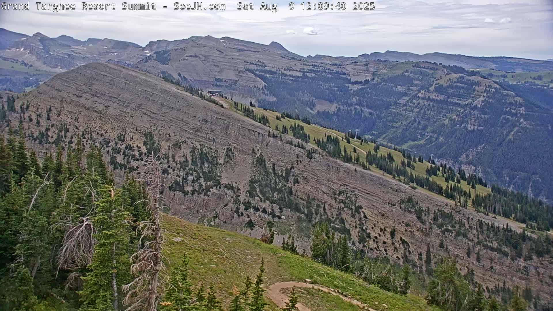 Freds Mountain Summit Ski Slopes Grand Targhee Live Cam - Alta, Teton, Wyoming, USA