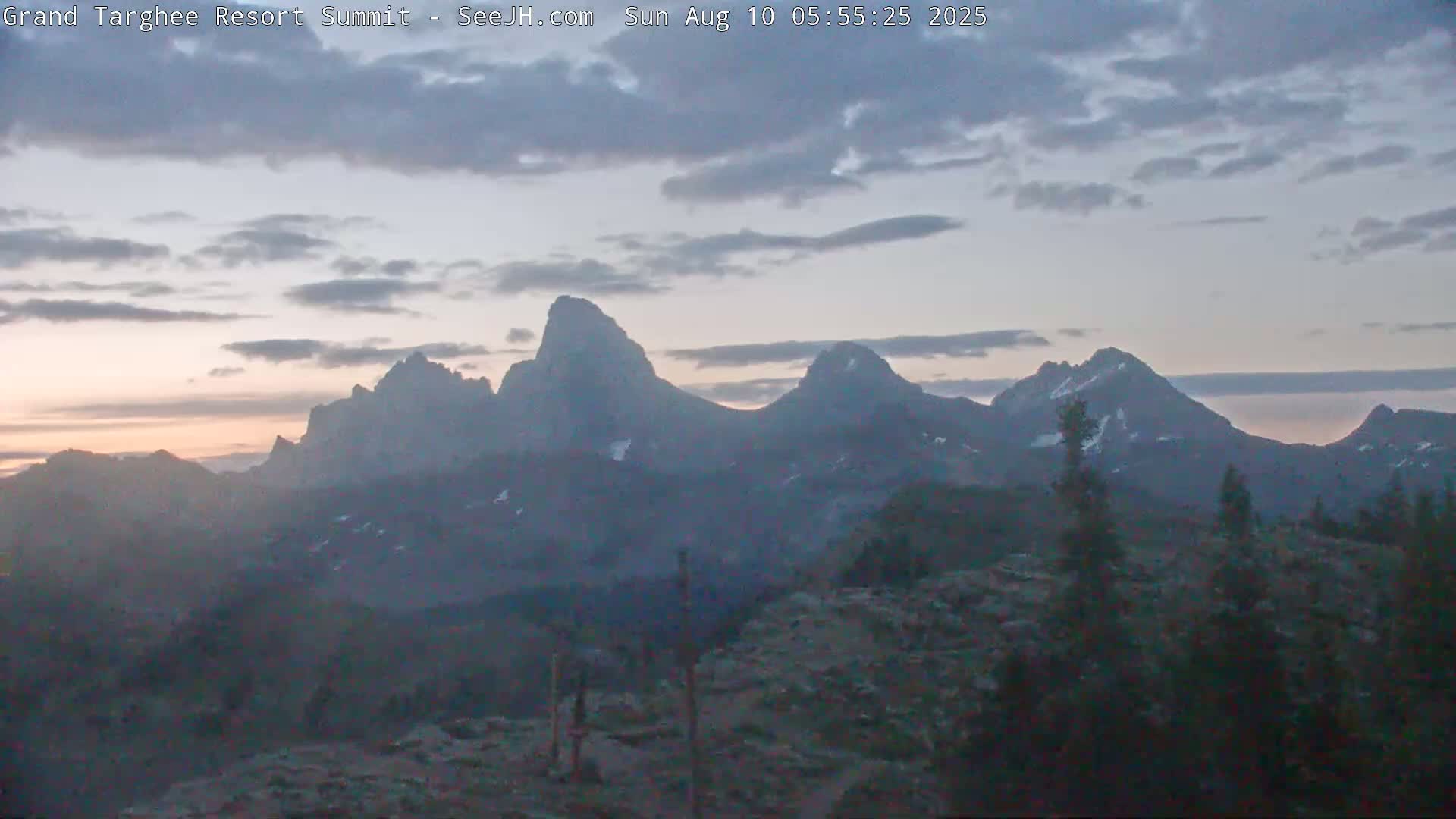 Freds Mountain Summit Ski Slopes Grand Targhee Live Cam - Alta, Teton, Wyoming, USA