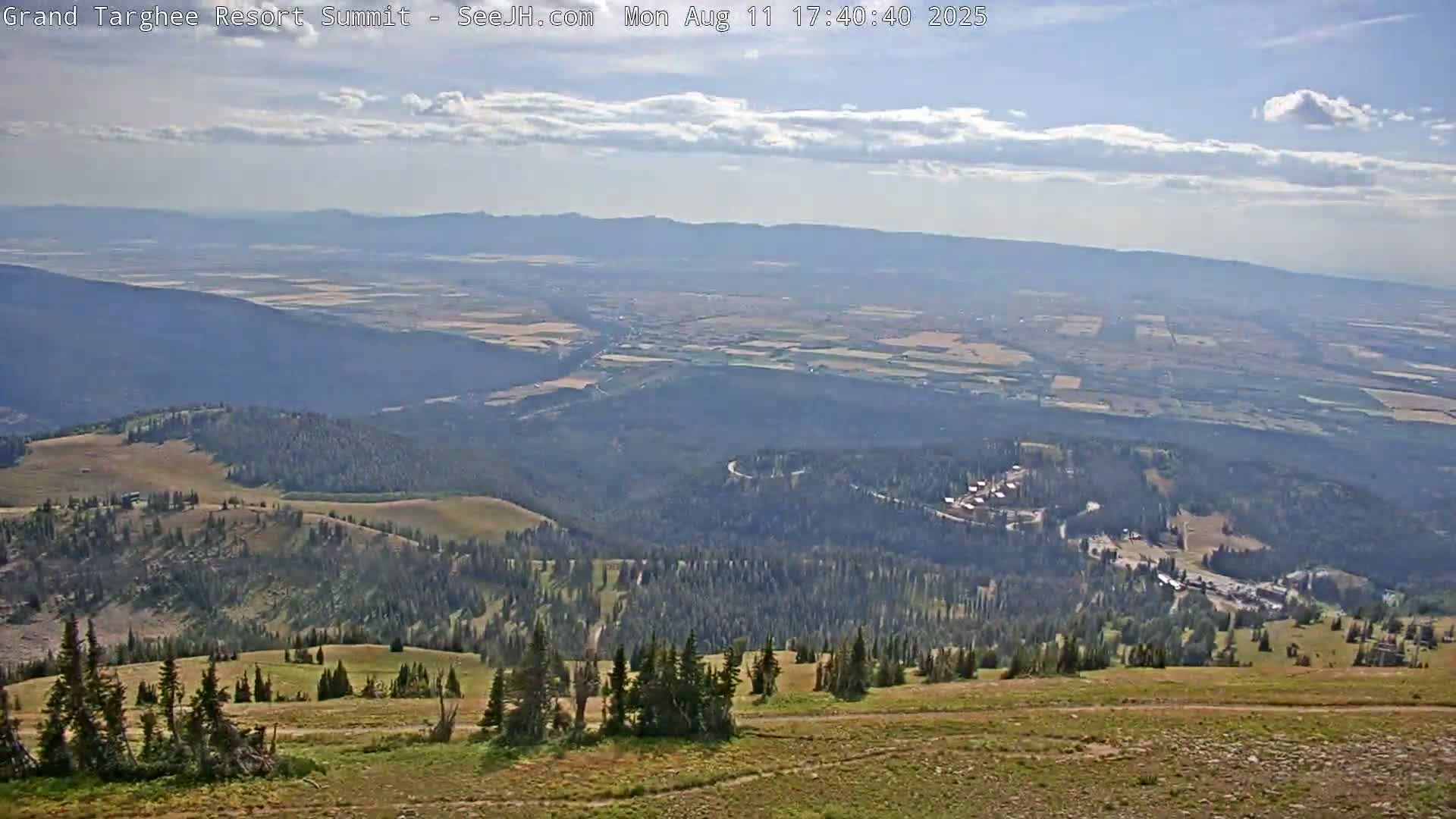 Freds Mountain Summit Ski Slopes Grand Targhee Live Cam - Alta, Teton, Wyoming, USA