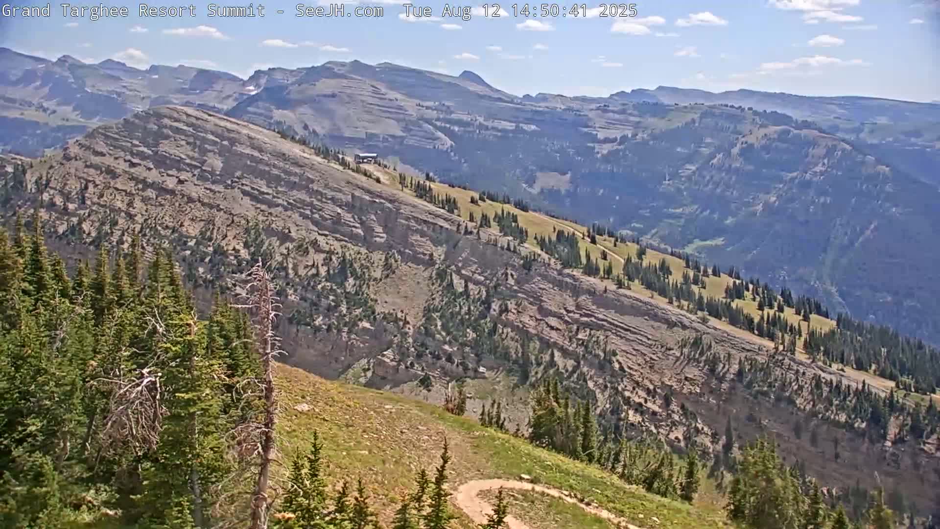 Freds Mountain Summit Ski Slopes Grand Targhee Live Cam - Alta, Teton, Wyoming, USA