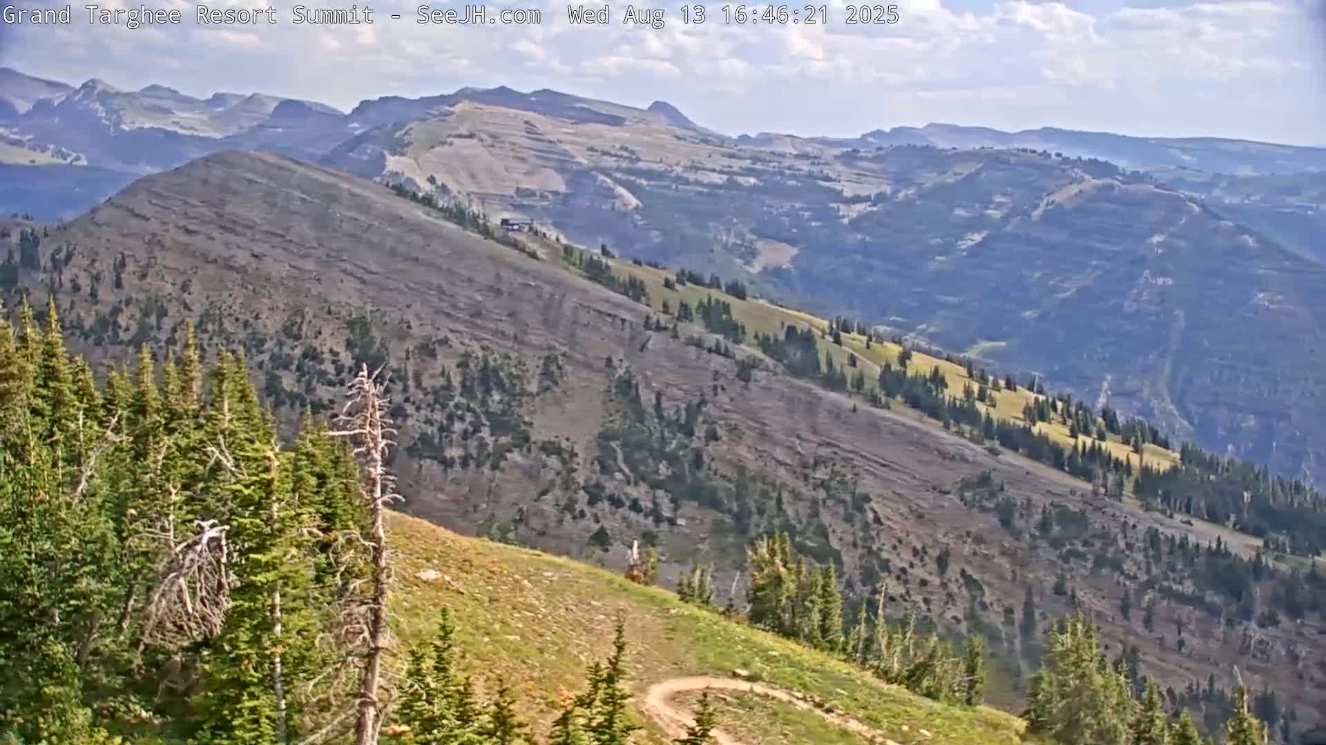 Freds Mountain Summit Ski Slopes Grand Targhee Live Cam - Alta, Teton, Wyoming, USA