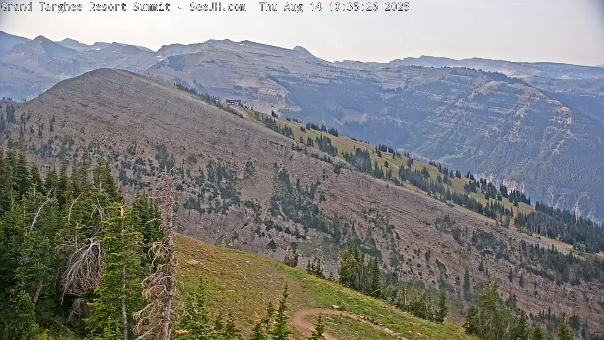 Freds Mountain Summit Ski Slopes Grand Targhee Live Cam - Alta, Teton, Wyoming, USA