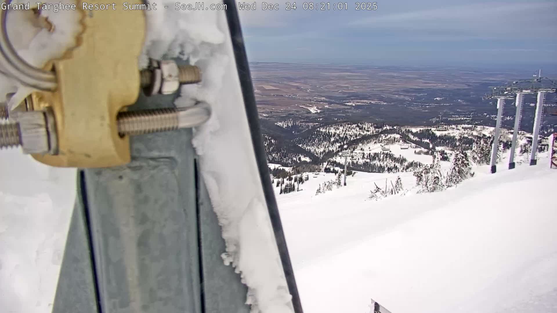 Freds Mountain Summit Ski Slopes Grand Targhee Live Cam - Alta, Teton, Wyoming, USA