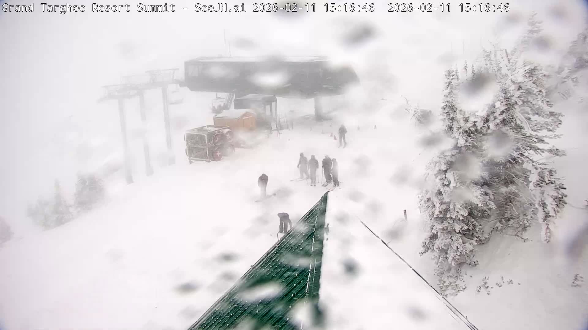 Freds Mountain Summit Ski Slopes Grand Targhee Live Cam - Alta, Teton, Wyoming, USA