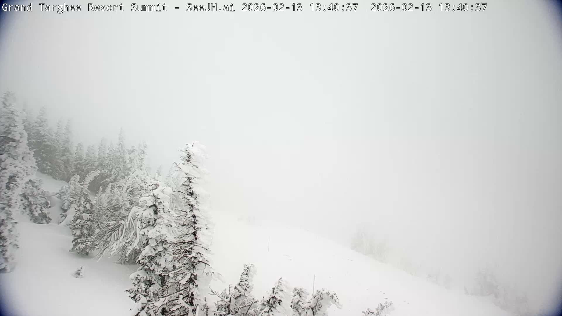 Freds Mountain Summit Ski Slopes Grand Targhee Live Cam - Alta, Teton, Wyoming, USA