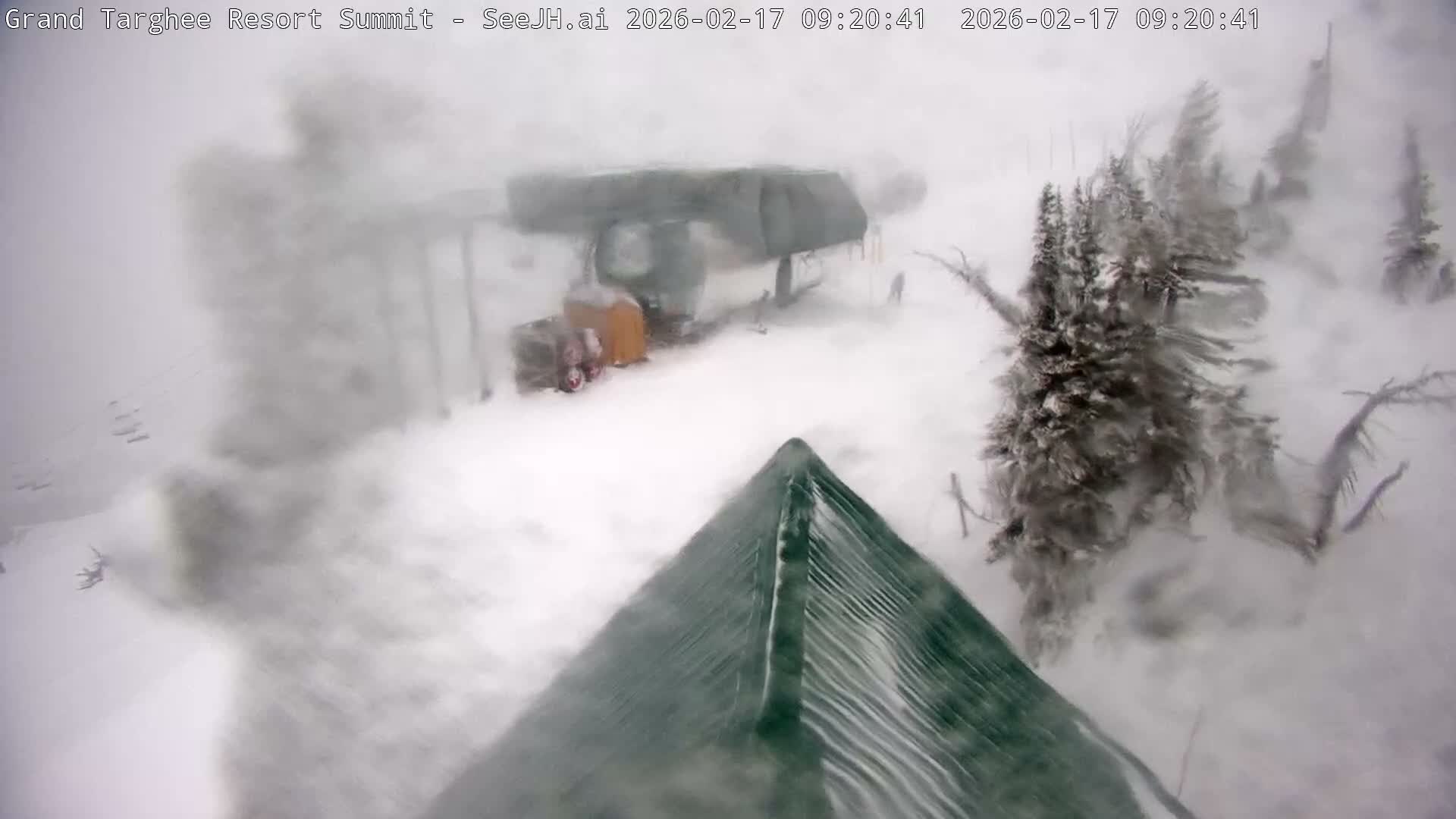 Freds Mountain Summit Ski Slopes Grand Targhee Live Cam - Alta, Teton, Wyoming, USA