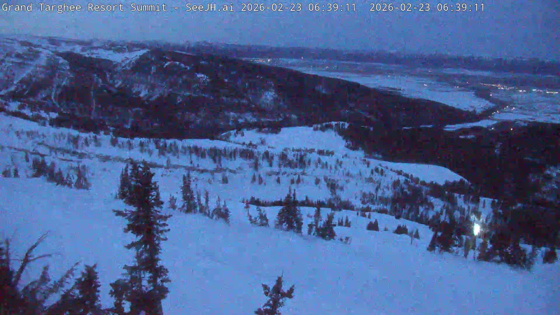 Freds Mountain Summit Ski Slopes Grand Targhee Live Cam - Alta, Teton, Wyoming, USA