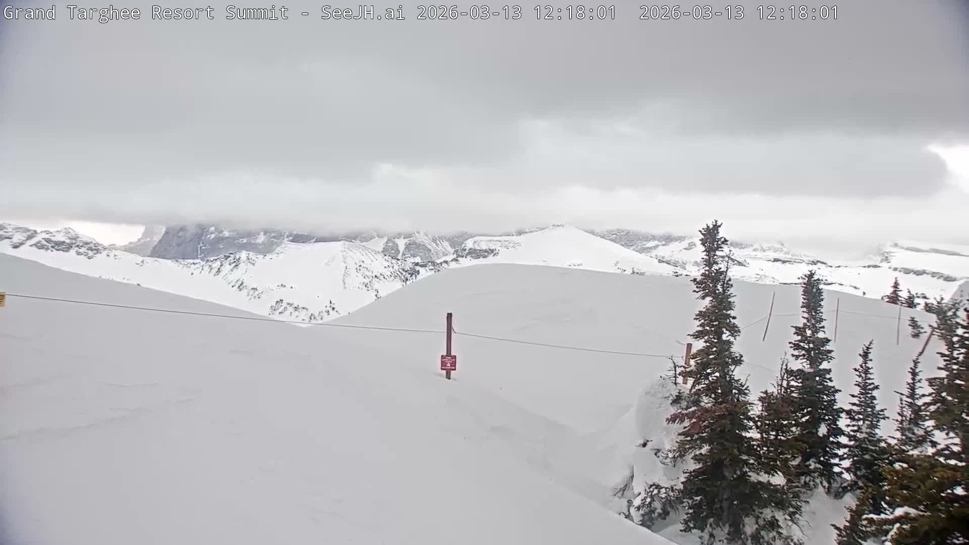 Freds Mountain Summit Ski Slopes Grand Targhee Live Cam - Alta, Teton, Wyoming, USA