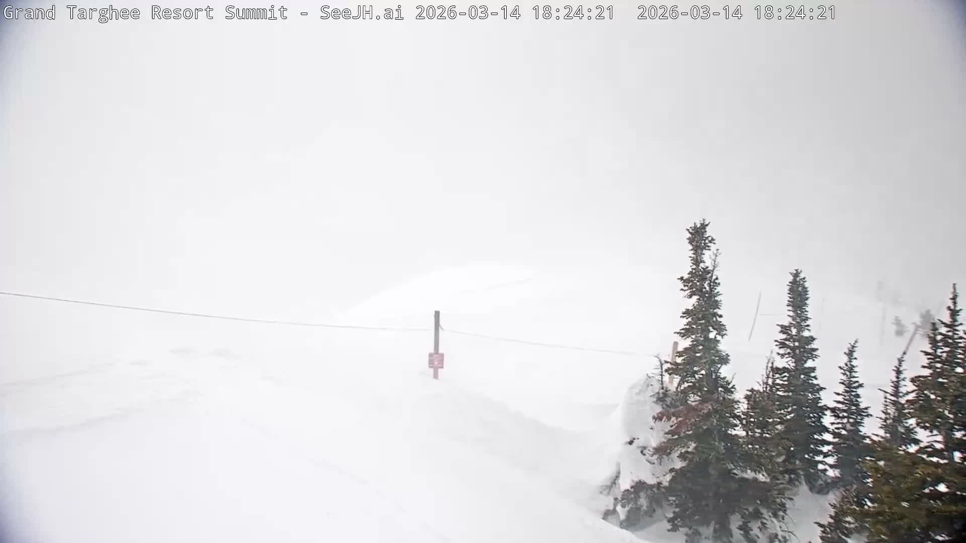 Freds Mountain Summit Ski Slopes Grand Targhee Live Cam - Alta, Teton, Wyoming, USA