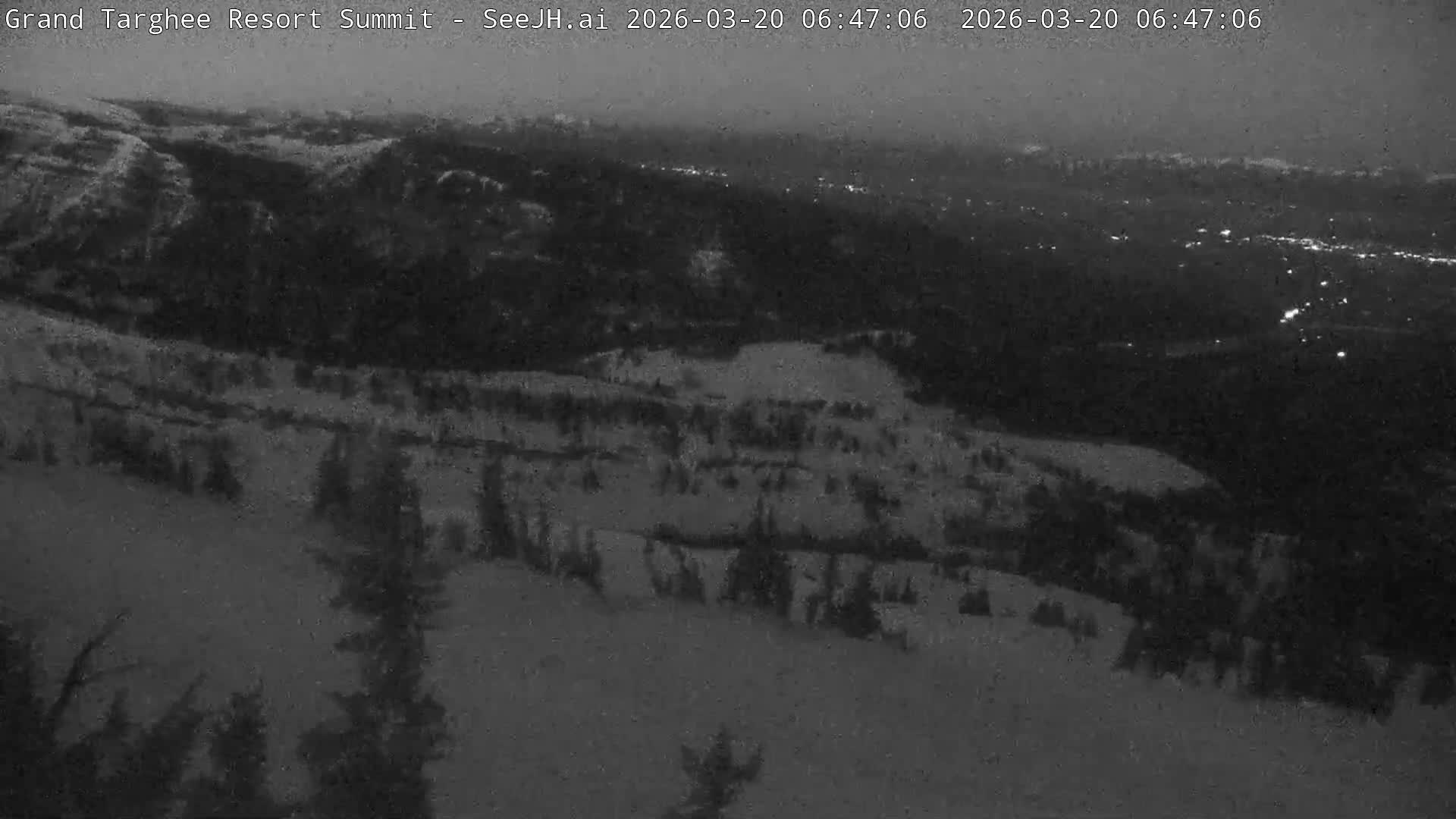 Freds Mountain Summit Ski Slopes Grand Targhee Live Cam - Alta, Teton, Wyoming, USA
